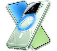 ivoler Clara Funda Magnética para Xiaomi 15, Compatible con MagSafe, [Anti-Amarillo] [Protección Militar] Carcasa Bumper Teléfono Antigolpes Transparente Anti-Choques Case