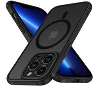 ivoler Funda Magnética para iPhone 13 Pro 6.1 Pulgadas, Compatible con MagSafe, [Protección Lente Cámara] Carcasa Protectora Antigolpes Translúcida Mate Trasera Fina Silicona Anti-Choques Case