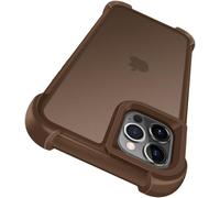 ivoler Funda para iPhone 14 Plus/iPhone 15 Plus, Carcasa Bumper Antigolpes de Grado Militar con Esquinas Reforzadas, Trasera Mate Translúcida Tacto Suave Anti-Arañazos y Antihuellas, Dorado Desierto