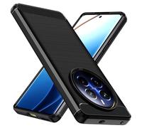 ivoler Funda para Realme 12 Pro 5G / Realme 12 Pro Plus 5G, [Protección Militar] Carcasa Protectora Antigolpes, Fina Suave TPU Silicona Caso Delgada Anti-Choques Antihuellas Bumper Case, Negro