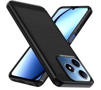 ivoler Funda para Realme C61 / Realme C63 / Realme Note 60, [Protección Militar] Carcasa Protectora Antigolpes, Fina Suave TPU Silicona Caso Delgada Anti-Choques Antihuellas Bumper Case, Negro