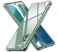 ivoler Funda para Samsung Galaxy Note 20 4G / 5G, Carcasa Protectora Antigolpes Transparente con Cojín Esquina Parachoques, Flexible Suave TPU Silicona Caso Delgada Anti-Choques Case Cover