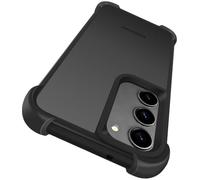 ivoler Funda para Samsung Galaxy S23+ 5G / S23 Plus 5G, Carcasa Bumper Antigolpes de Grado Militar con Esquinas Reforzadas, Trasera Mate Translúcida Tacto Suave Anti-Arañazos y Antihuellas, Negro