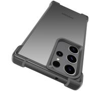 ivoler Funda para Samsung Galaxy S23 Ultra 5G, Carcasa Bumper Antigolpes de Grado Militar con Esquinas Reforzadas, Trasera Mate Translúcida Tacto Suave Anti-Arañazos y Antihuellas, Gris