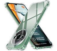 ivoler Funda para Xiaomi Redmi A3 / Redmi A3X, Carcasa Protectora Antigolpes Transparente con Cojín Esquina Parachoques, Suave TPU Silicona Caso Delgada Anti-Choques Case