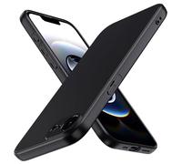 ivoler Negro Mate Funda para iPhone 16e 6.1 Pulgadas con Protección de Cámara, Carcasa Protectora Antigolpes, Ultrafina Suave TPU Silicona Caso Delgada Anti-Choques Case