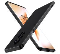 ivoler Negro Mate Funda para OnePlus 8 Pro con Protección de Cámara, Carcasa Protectora Antigolpes, Ultrafina Suave TPU Silicona Caso Delgada Anti-Choques Case