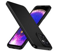 ivoler Negro Mate Funda para OPPO Find X5 Lite con Protección de Cámara, Carcasa Protectora Antigolpes, Ultrafina Suave TPU Silicona Caso Delgada Anti-Choques Case