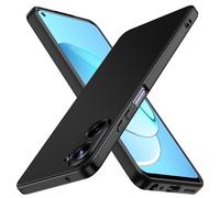 ivoler Negro Mate Funda para Realme 10 4G con Protección de Cámara, Carcasa Protectora Antigolpes, Ultrafina Suave TPU Silicona Caso Delgada Anti-Choques Case