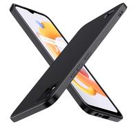 ivoler Negro Mate Funda para Realme C11 2021 con Protección de Cámara, Carcasa Protectora Antigolpes, Ultrafina Suave TPU Silicona Caso Delgada Anti-Choques Case