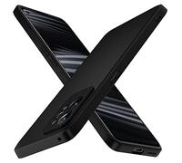 ivoler Negro Mate Funda para Realme GT 2 Pro/Realme GT2 Pro con Protección de Cámara, Carcasa Protectora Antigolpes, Ultrafina Suave TPU Silicona Caso Delgada Anti-Choques Case