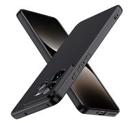 ivoler Negro Mate Funda para Realme GT 7 Pro con Protección de Cámara, Carcasa Protectora Antigolpes, Ultrafina Suave TPU Silicona Caso Delgada Anti-Choques Case