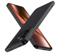 ivoler Negro Mate Funda para Realme GT 7 / Realme GT 7T con Protección de Cámara, Carcasa Protectora Antigolpes, Ultrafina Suave TPU Silicona Caso Delgada Anti-Choques Case