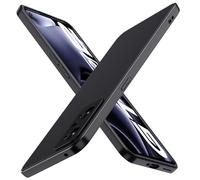 ivoler Negro Mate Funda para Realme GT Neo 3T / Realme GT Neo 2 / Realme GT 2 con Protección de Cámara, Carcasa Protectora Antigolpes, Ultrafina Suave TPU Silicona Caso Delgada Anti-Choques Case