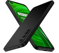 ivoler Negro Mate Funda para Realme X50 Pro 5G con Protección de Cámara, Carcasa Protectora Antigolpes, Ultrafina Suave TPU Silicona Caso Delgada Anti-Choques Case