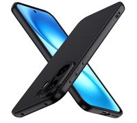ivoler Negro Mate Funda para Vivo X200 FE 5G con Protección de Cámara, Carcasa Protectora Antigolpes, Ultrafina Suave TPU Silicona Caso Delgada Anti-Choques Case