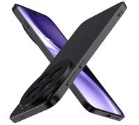 ivoler Negro Mate Funda para Vivo X300 Pro 5G con Protección de Cámara, Carcasa Protectora Antigolpes, Ultrafina Suave TPU Silicona Caso Delgada Anti-Choques Case