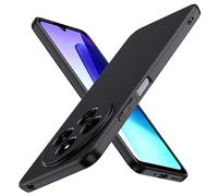 ivoler Negro Mate Funda para Xiaomi Redmi 17C 4G / Redmi 14C / Poco C75 con Protección de Cámara, Carcasa Protectora Antigolpes, Ultrafina Suave TPU Silicona Caso Delgada Anti-Choques Case