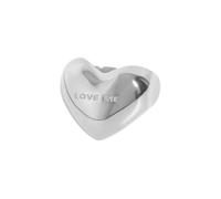 IVSDCFVLK Anillo ajustable Retro Tridimensional Amor Abierto Color Plata Letras Simples LOVE ME For Women Accesorios de moda Regalo