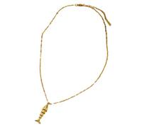 IVSDCFVLK Collar Delicado Ahogo de Pescado para Mujeres Colgante clásico chapado en oro Cadena de colgante de pescado Fiesta Joyería de moda Regalos de joyería