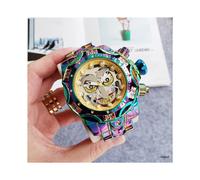 (IVT690-2) Reloj INVICTO para hombre, luminoso, resistente al agua, invencible, con esfera grande, reloj