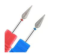 IVWZTXV 1 o 2 brocas de diamante for taladro de clavos, brocas tipo llama for fresadoras eléctricas(Mix 2pc)