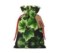 Ivy Blossoms Tree 1 bolsa de Navidad con cordón de 4.7 x 6.9 pulgadas, bolsa robusta para regalos y artículos esenciales de uso diario