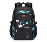 IvyH Mochilas Escolares Niños, Mochila Colegio Niño Chico Informal Moda, Mochila Infantil de Gran Capacidad de 6 8 10 12años para la Escuela, Viajes, Uso Diario -Negro