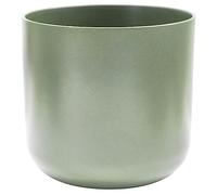 Ivyline Lisbon - Maceta contemporánea de Lisboa en Color Salvia, Impermeable y Duradera, Maceta Decorativa de cerámica esmaltada, Interiores, 26 x 26 cm