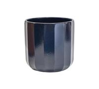 Ivyline Maceta de cerámica, Color Azul Marino, tamaño Mediano