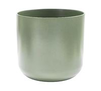 Ivyline Maceta Lisbon en Salvia, Impermeable, Duradera y Elegante, contemporánea, esmaltada, Decorativa, para Interiores, 24 cm de Alto x 24 cm de Profundidad