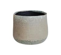 Ivyline Macetero de cerámica, Color Gris, tamaño Mediano