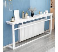 IvyLoutish Estantería sobre radiador - Mesa Auxiliar Larga para recibidor, Ideal para salón, Dormitorio u Oficina. Se Adapta detrás del sofá. Solución Decorativa para calefacción.