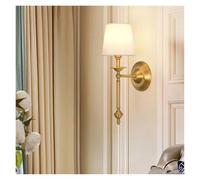 IvyLoutish Lámpara de Pared de latón para Interiores, Sala de Estar, Dormitorio, lámpara de mesita de Noche, Estilo Retro, para Villa, Hotel, Pasillo, lámpara de Pared, Moderna.