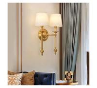 IvyLoutish Lámpara de Pared de latón para Interiores, Sala de Estar, Dormitorio, lámpara de mesita de Noche, Estilo Retro, para Villa, Hotel, Pasillo, lámpara de Pared, Moderna.
