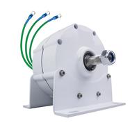IvyLoutish Motor alternador trifásico de 220 V, 2000 W, Bajas RPM, 50 Hz, 12 V-220 V con Base, generador de imanes permanentes, generador de energía Adecuado para turbinas hidráulicas/eólicas.