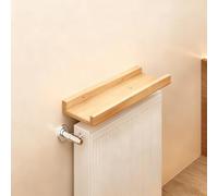 IvyLoutish Tapa Superior de Madera para radiador, Estante de Almacenamiento para decoración del hogar, Soporte de fácil instalación, soporta hasta 27 kg (60 LB).