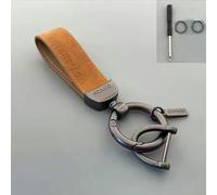 IVYMEIMEI Llavero de Cuero para Peugeot 3008/5008/2008/4008, De Gamuza Cómodo De Agarrar Resistente Al Desgaste Y Duradero Accesorio De Repuesto