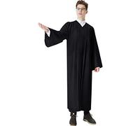 IvyRobes Toga de Coro Túnica de Clero Bata de Confirmación Bata de Bautismo Disfraz de Halloween Pastor Predicadores 57