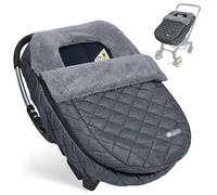 Ivywind Funda de invierno para asiento de coche, funda cálida para asiento de coche con cremallera extraíble para bebés, niños y niñas, bolsa impermeable para asiento de coche, mantiene a los bebés