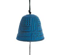Iwachu Campana de Feng Shui Furin, Hierro Colado Japonés, Azul, 4,5 cm