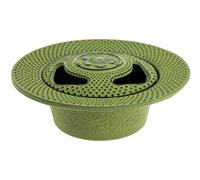 Iwachu INC18054LG Incensario Flor de Cerezo, Hierro Colado de Japón, Verde