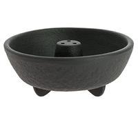 Iwachu INC29080BK Incensario Fuente, Hierro Colado de Japón, Negro