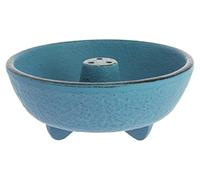 Iwachu INC29080LB Incensario Fuente, Hierro Colado de Japón, Azul Claro