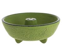 Iwachu INC29080LG Incensario Fuente, Hierro Colado de Japón, Verde