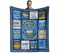 IWADNYI Abuelo Regalos para abuelo de parte de nietos, regalos para Abuelo, regalos Abuelo en español, manta Abuelo de 60 x 50 pulgadas, regalos para Abuelo Abuelito, manta española Abuelo