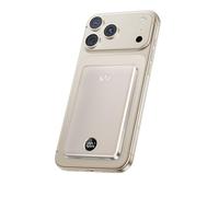 iWALK Cargador Portátil Magnético, Power Bank 5000mAh Ultra Delgado con Carga Inalámbrica y Display LED de Energía, Agarrado Cómodo Compatible con Serie iPhone 17/16/15/14/13/12