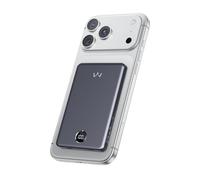 iWALK Cargador Portátil Magnético, Power Bank 5000mAh Ultra Delgado con Carga Inalámbrica y Display LED de Energía, Agarrado Cómodo Compatible con Serie iPhone 17/16/15/14/13/12