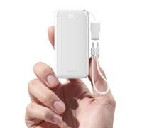 iWALK Cargador Portátil, Ultrapequeño 10.000mAh 30W PD, Power Bank con Carga Rápida USB C Entrada y Salida y Soporte, Powerbank de Viaje para iPhone 17/16/15 Pro MAX, Serie Samsung S25/S24