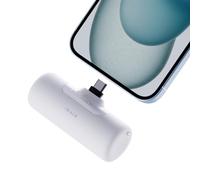 iWALK Mini Powerbank 4500mAh Portable Power Bank con Puerto USB-C, batería Externa Compatible con iPhone 17/16/15 Plus/Pro/Pro MAX, Samsung S24/23, teléfono móvil Android, iPad Pro/Air Blanco